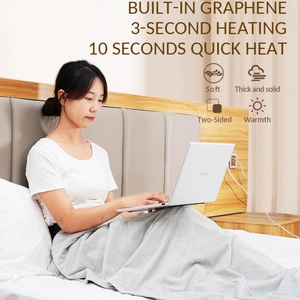 Wholesale 24v Electric Heat Throw Blankets Far Infrared Therapy Heating Blanket Safe <b>Thermostat</b> Electric Heated Blanket - Product Image 2