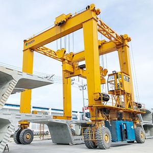 Grú<span class=keywords><strong>a</strong></span> de pórtico con ruedas de goma de doble viga con grú<span class=keywords><strong>a</strong></span> de pórtico con ruedas de viga RTG de goma - Product Image 6