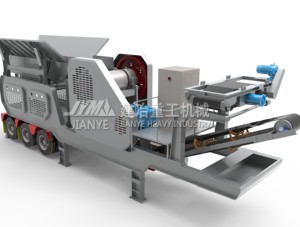 Planta Móvil de Trituración y Cribado de Mandíbulas Tipo Neumático J125 - 290-845 T/h para Roca Dura, Granito, Basalto, <span class=keywords><strong>Li</strong></span> - Product Image 5