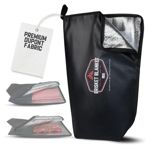 Manta de barbacoa reutilizable para ahumar y asar, accesorios para reposar carne, bolsa aislante resistente para ahumador con boca ancha, calentador de carne - Product Image 1