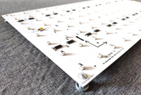 Panneau lumineux LED RGBW programmable P30, panneau LED dynamique pour boîte lumineuse publicitaire