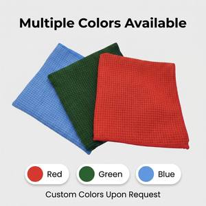 Paño de Limpieza de Microfibra Tipo Waffle Súper Suave de 40x40cm, 450GSM, 80% Poliéster, 20% Poliamida, Secado Rápido, Lavable, para Hogar, Vehículo y Vidrio - Product Image 6