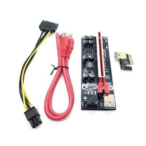 ไรเซอร์ <span class=keywords><strong>VER009S</strong></span> บวก PCI Express PCI PCI Express PCI-E <span class=keywords><strong>Riser</strong></span> Card 009S 6Pin ไปยัง SATA 1X 8X 16X USB 3.0 Extender ADAPTER LED สำหรับการ์ดแสดงผล - Product Image 5