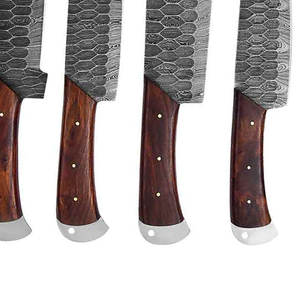Ensemble de couteaux en acier Damas artisanal pour la cuisine, couteau de chef de haute qualité, ensemble de couteaux de chef en acier Damas - Product Image 6