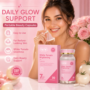 OKTW Ready Stock Contract Manufacturing White <b>Tomato</b> plant capsules even tone <b>support</b> hyaluronic acid For Pack - Product Image 1