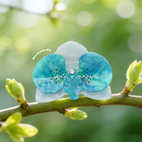 Pinces à cheveux YHJ Phalaenopsis, printemps-été, décontractées, fraîches, naturelles, en acétate, accessoires pour cheveux pour femmes et filles