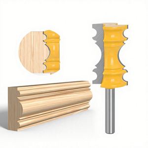 Fraise à rainurer, fraise à moulures, couteau à profilé et à main courante, outil de sculpture sur bois pour machine de gravure - Product Image 1