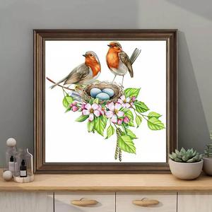 Kit d'art <span class=keywords><strong>pour</strong></span> adultes 5D DIY : Peinture diamant animale sur tissu, peinte à la main, avec taille et cadre personnalisables - Product Image 1