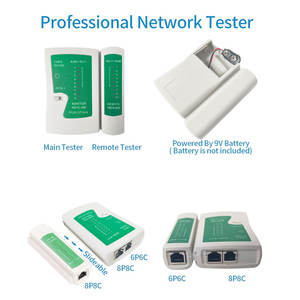 Kit de Herramientas de Red para Reparación de Ethernet: Herramienta de Crimpado, Juego de Conectores Modulares Cat5e Cat6 8P 6P RJ45 RJ11 RJ12 y Probador de Cables LAN - Product Image 4