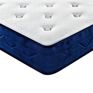 Tejido de punto King Size Pocket Spring Coil Colchón de espuma viscoelástica de alta densidad Cool <span class=keywords><strong>Visco</strong></span> Rolling In Box - Product Image 5
