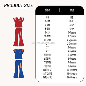 Ensemble de yoga pour filles à manches volantées, haut à manches courtes et pantalon évasé à pattes d'éléphant, tenue 2 pièces pour enfants au quotidien - Product Image 5