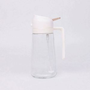 Botella Dispensadora de Aceite 2 en 1, Rociador de Aceite de Oliva con Cepillo de Silicona para Cocinar - Product Image 5