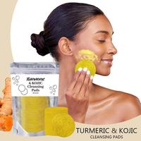 Nettoyant hydratant et blanchissant anti-acné au curcuma biologique, soin du visage, nettoyage en profondeur, savon au curcuma et à l'acide kojique, ensemble de bain