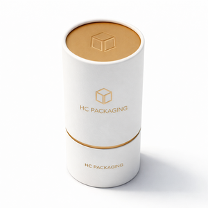 Premium <b>Round</b> Paper Tube <b>Box</b> Custom Rigid Cylinder Packaging for Candle Jar Perfume Bottle Custom Logo Factory - Product Image 6