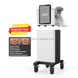Appareil Facial Anti-Âge Pe-Face Ems Pe Facial EmRf avec Électrodes EMS <span class=keywords><strong>pour</strong></span> Électrostimulation Faciale, Patchs Emrf, Brosse de Nettoyage - Product Image 6
