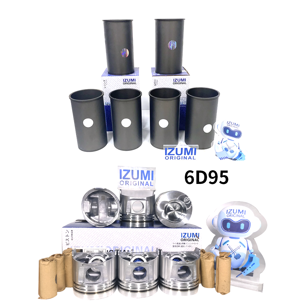 IZUMI Original Overhaul Rebuild Kit for Komatsu 6D95 Engine