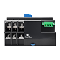 TOMZN 110V 120V triphasé WIFI Smart ATS double puissance sélecteur de transfert automatique ininterrompu 3P 125A EWeLink Din Rail