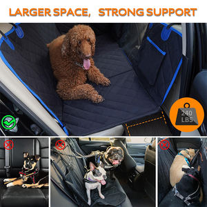 100% funda de asiento impermeable hamaca 600D resistente a prueba de arañazos antideslizante duradero suave perro funda de asiento de coche para mascotas - Product Image 3
