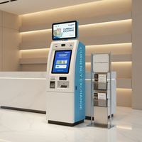 Kiosque de conformité numérique avec écran tactile 19 pouces pour scanner les passeports, pour banques et casinos, machine de change de devises Jinrui FCM-501S