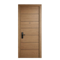 Porte coupe-feu en bois durable et économique, certifiée doublement pour hôtels, supermarchés et appartements hôteliers, conforme aux normes incendie des pompiers