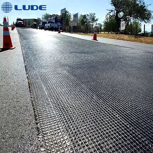 Géogrilles enduites d'asphalte de bitume de résistance à la corrosion - Product Image 2