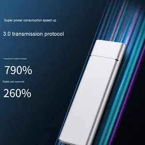 <span class=keywords><strong>Disque</strong></span> <span class=keywords><strong>Dur</strong></span> <span class=keywords><strong>Externe</strong></span> SSD Mobile et Portable Ultra-Mince Grande Capacité pour Téléphone/Ordinateur SATA 3.0 NGFF - Product Image 3