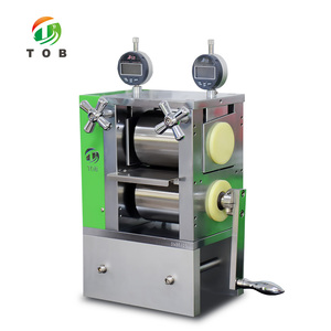 Phòng thí nghiệm pin lithium nhiệt cán Báo Chí lịch thiết bị nhỏ Hướng dẫn sử dụng con lăn máy ép cho điện cực phim calendering - Product Image 2