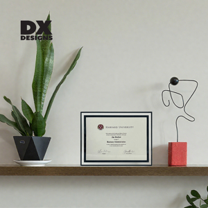 DX thiết kế A4 giấy chứng nhận danh dự frameaward bằng tốt nghiệp khung treo tường pha lê kính khung ảnh - Product Image 6