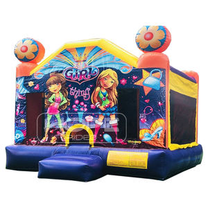 Castillo hinchable hermético clásico, gorila <span class=keywords><strong>de</strong></span> salto personalizado, alquilar una casa <span class=keywords><strong>de</strong></span> rebote <span class=keywords><strong>de</strong></span> chica <span class=keywords><strong>de</strong></span> <span class=keywords><strong>compra</strong></span> feliz - Product Image 1