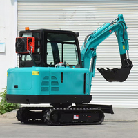 Pengiriman Gratis Mesin Mini Excavator 2.5 Ton Penggali Crawler Kecil Backhoe Thumb Gearbox Euro 5 CE EPA Sistem Hidrolik Impor