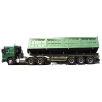 Remorque latérale pour camion, semi-remorque à 3 axes, quad lien sur le côté de l'arrosage