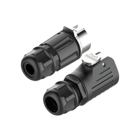 Connecteur d'alimentation industriel IP68 en plastique et en métal EW-LP28 3 5 broches mâle femelle Led connecteur de fil étanche