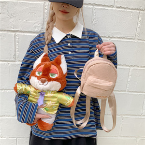 <span class=keywords><strong>Sac</strong></span> à <span class=keywords><strong>dos</strong></span> en peluche <span class=keywords><strong>personnalisé</strong></span> Nick Fox & Bunny, <span class=keywords><strong>sac</strong></span> d'école en forme de figurine en peluche, <span class=keywords><strong>sac</strong></span> de voyage doux à personnage de dessin animé pour enfants - Product Image 2