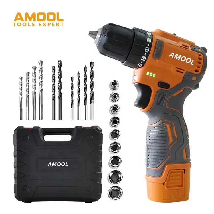 Professional Cordless Speed 0-1500R/Min Rated Torque 30Nm Power Electrical Drilling Tools Electric Nail Drill