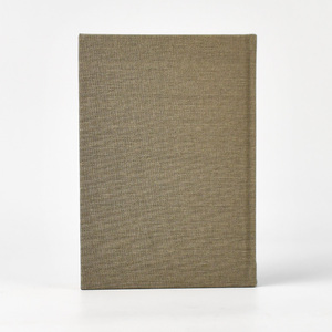 Carnet <span class=keywords><strong>de</strong></span> notes élégant en lin relié avec un couverture rigide en papier fantaisie cousu sur mesure <span class=keywords><strong>de</strong></span> haute qualité avec un titre en estampage à chaud - Product Image 3
