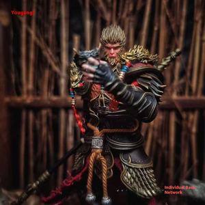 Stock modelo nuevo plástico negro Sun Wukong figura de acción juguete GK juego personaje derrotando estatua de Buda de 'Frozen' - Product Image 4