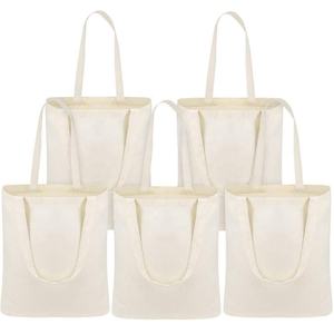 Bolsa de almacenamiento de regalo de lona logotipo personalizado lavable ecológico Cierre de botón de algodón de gran tamaño - Product Image 2