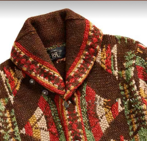 Chic Comfort Tejido a mano Patrón geométrico artesanal Cárdigan Origen de China Muestra de 7 días Tiempo de entrega - Product Image 3