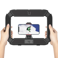 Stabilisateur vidéo pour smartphone PICTRON U200, éclairage annulaire LED portable pour selfie, stabilisateur vidéo pour téléphone, caméra, GoPro, Youtube