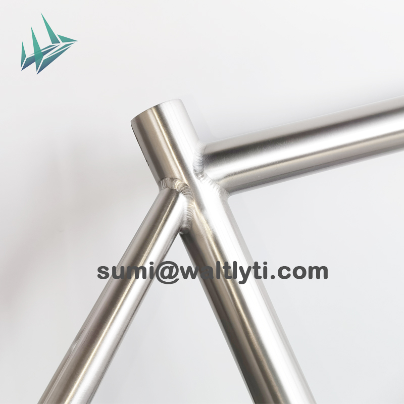 700C Titanium Gravel Bike Frame - UDH Dropout & Internal Routing
