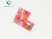 Placa de Circuito 137522GT, Teclado de 5 Botones, Placa de Control Superior Remanufacturada para Plataforma Genie de Sexta Generación
