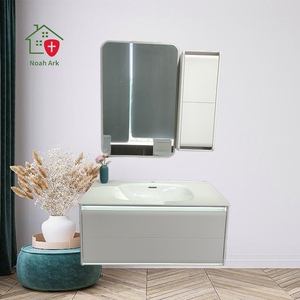 อ่างล้างมือเซรามิกแบบชิ้นเดียวในห้องน้ำอ่างล้างมือแบบหรูหราน้ำหนักเบาทันสมัย - Product Image 1