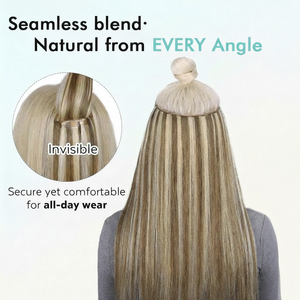 Extensions de cheveux Lestty 2026 à double couche, trame invisible papillon, trame invisible perlée avec trous, cheveux vierges à cuticules intactes - Product Image 6