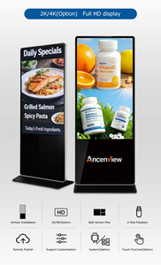 Kiosco <span class=keywords><strong>Digital</strong></span> LCD de 55 Pulgadas con Pantalla Táctil, Clasificación IP55, con Animación, para Señalización <span class=keywords><strong>Digital</strong></span> en Tiendas Minoristas - Product Image 2