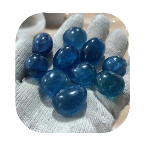 Wholesale High Quality 20-30mm Loose Tumbled Gemstones Natural Blue Quartz Healing and Home Decoration Ball & Globe for Sale - Product Image 2