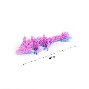 Vashine 3D figura de acción impresa Pterosaurio PLA juguete <span class=keywords><strong>animales</strong></span> Flexible cristal decoración colorida articulación móvil juguetes Dragón - Product Image 6