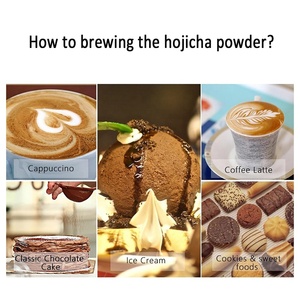 ผงลาเต้ชาเขียวคั่วออร์แกนิกญี่ปุ่น <span class=keywords><strong>houjicha</strong></span> kukicha Sencha ผสมคาเฟอีนต่ำ - Product Image 5