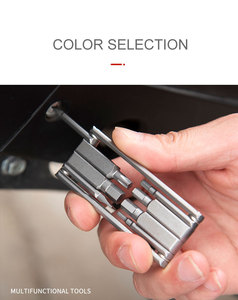 Kit essenziale riparazione pneumatici bici multifunzione bicicletta Multi strumento Set <span class=keywords><strong>accessori</strong></span> importanti <span class=keywords><strong>per</strong></span> i <span class=keywords><strong>ciclisti</strong></span> - Product Image 3