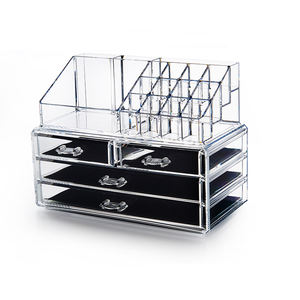 Desktop Finishing Cosmetic <b>Makeup</b> Organizer Plastic Storage <b>Box</b> <b>Makeup</b> Organizer - Product Image 2
