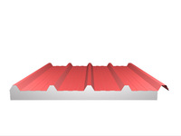 Panneau mural préfabriqué sandwich en ciment EPS, panneau sandwich EPS résistant aux intempéries pour murs extérieurs, panneau sandwich EPS rigide
